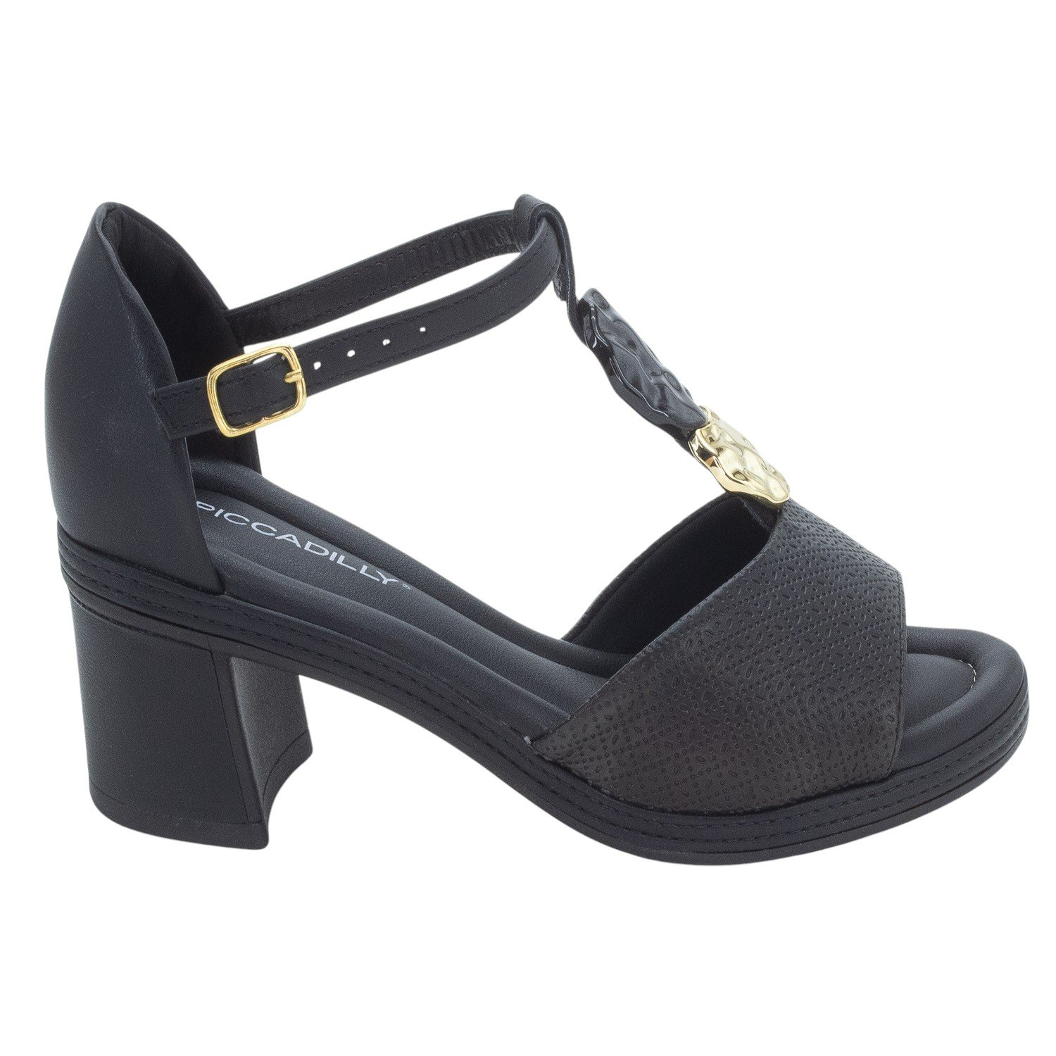 Sandália Feminina Piccadilly 566078-5 - Preto