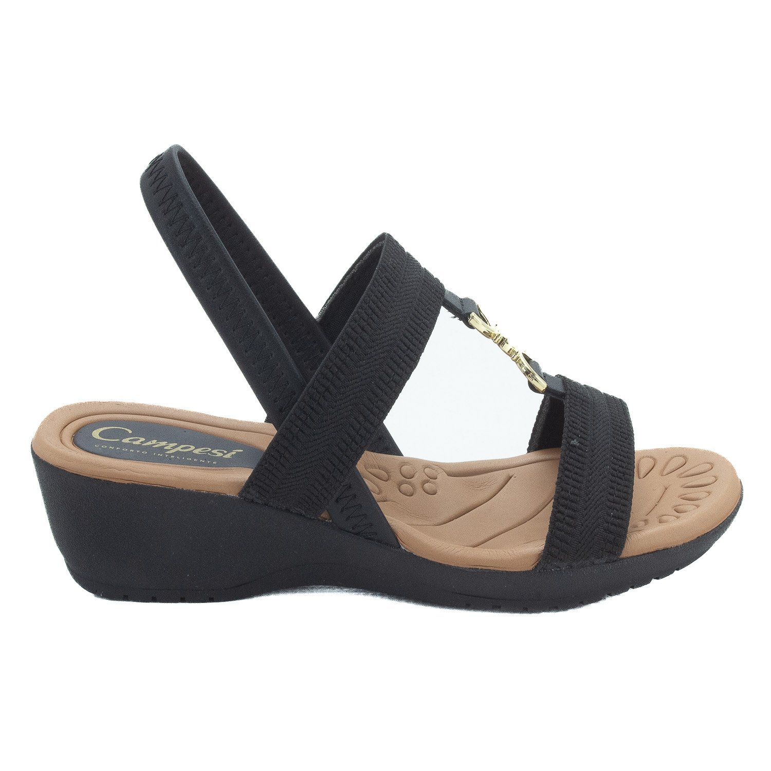 Sandália Feminina Campesí CE231 - Preto