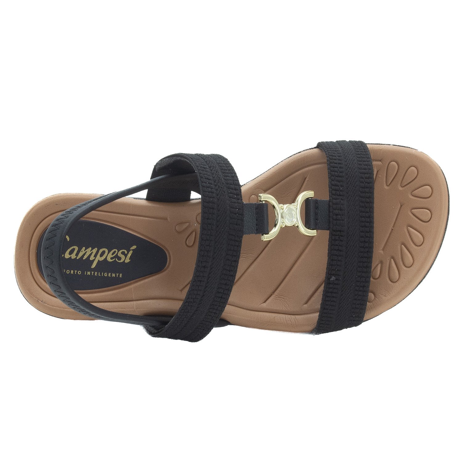 Sandália Feminina Campesí CE231 - Preto Preto 5