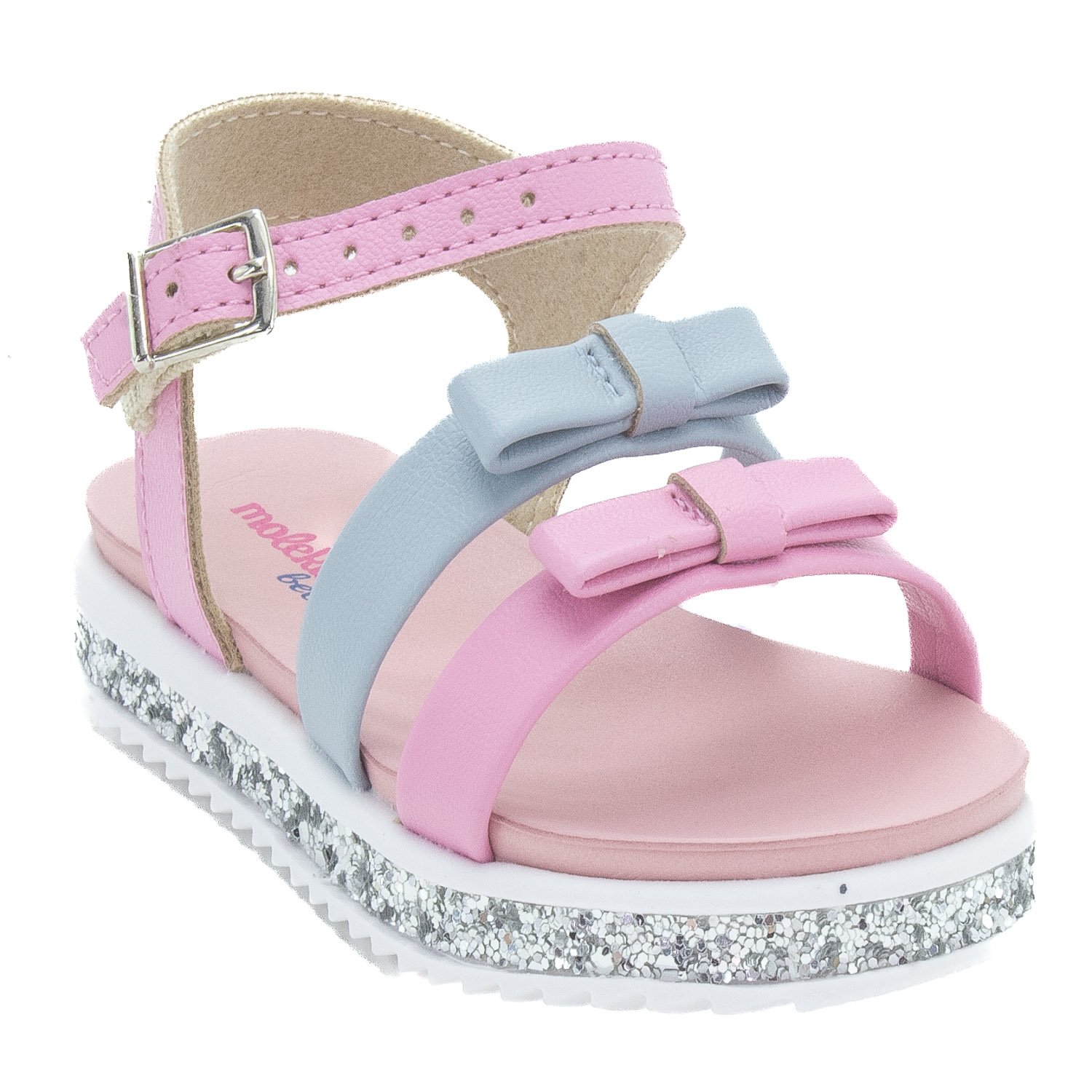 Sandália Infantil Menina Molekinha 2724.124 - Rosa Rosa 2