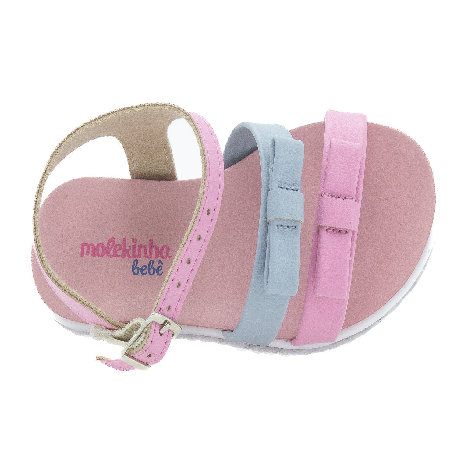 Sandália Infantil Menina Molekinha 2724.124 - Rosa Rosa 5