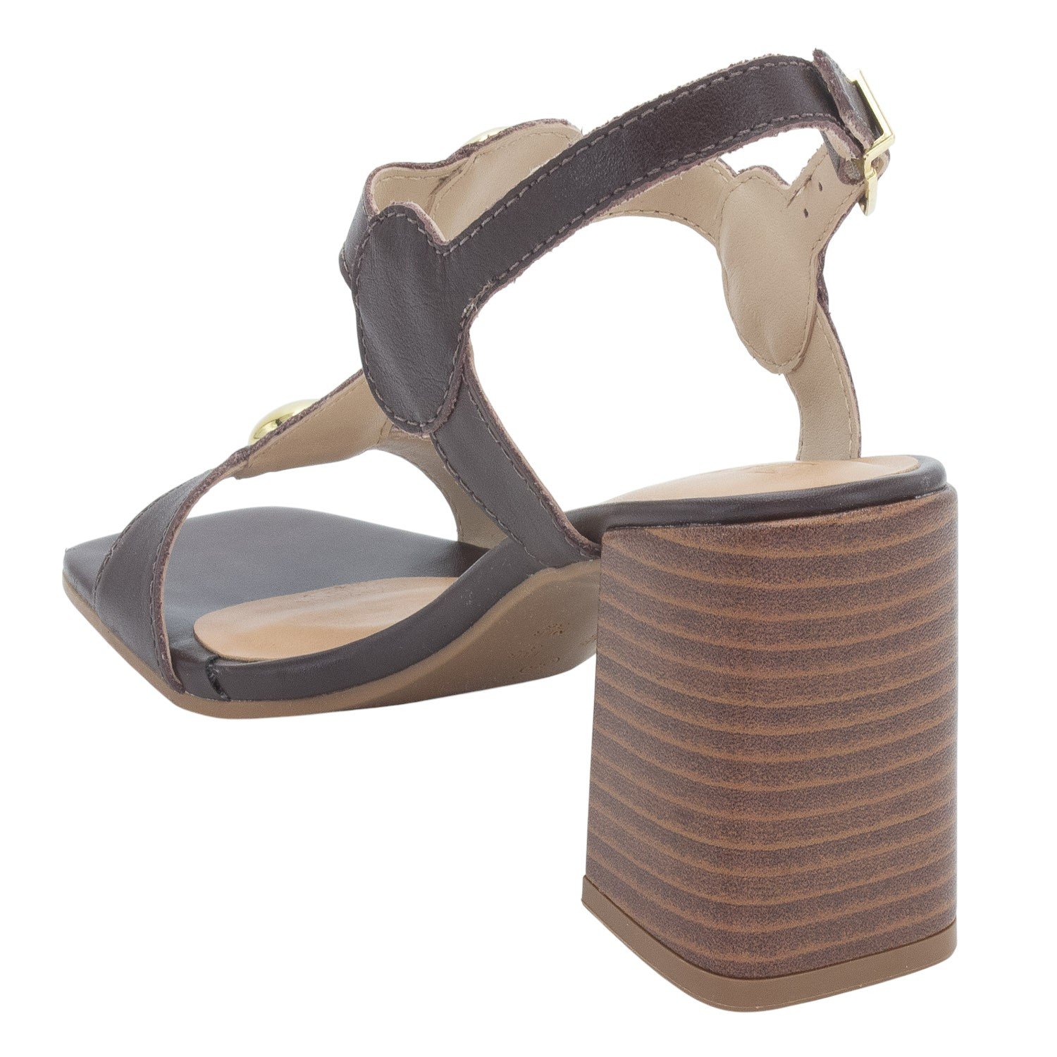 Sandália Feminina Ramarim 25-53203 - Marrom Marrom 3