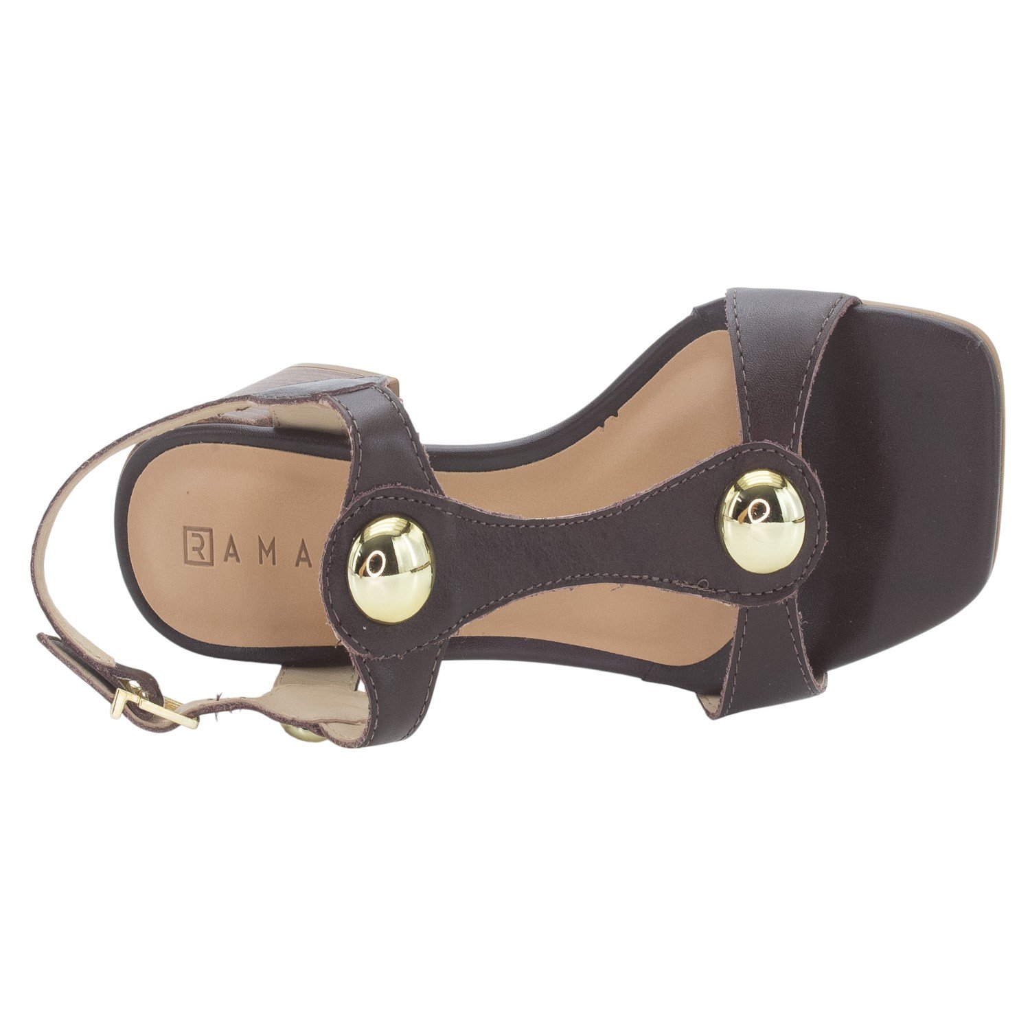 Sandália Feminina Ramarim 25-53203 - Marrom Marrom 5