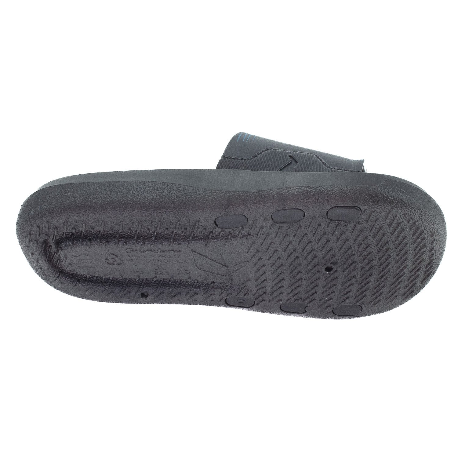 Chinelo Infantil Menino Rider Step Slide - Preto Preto 4