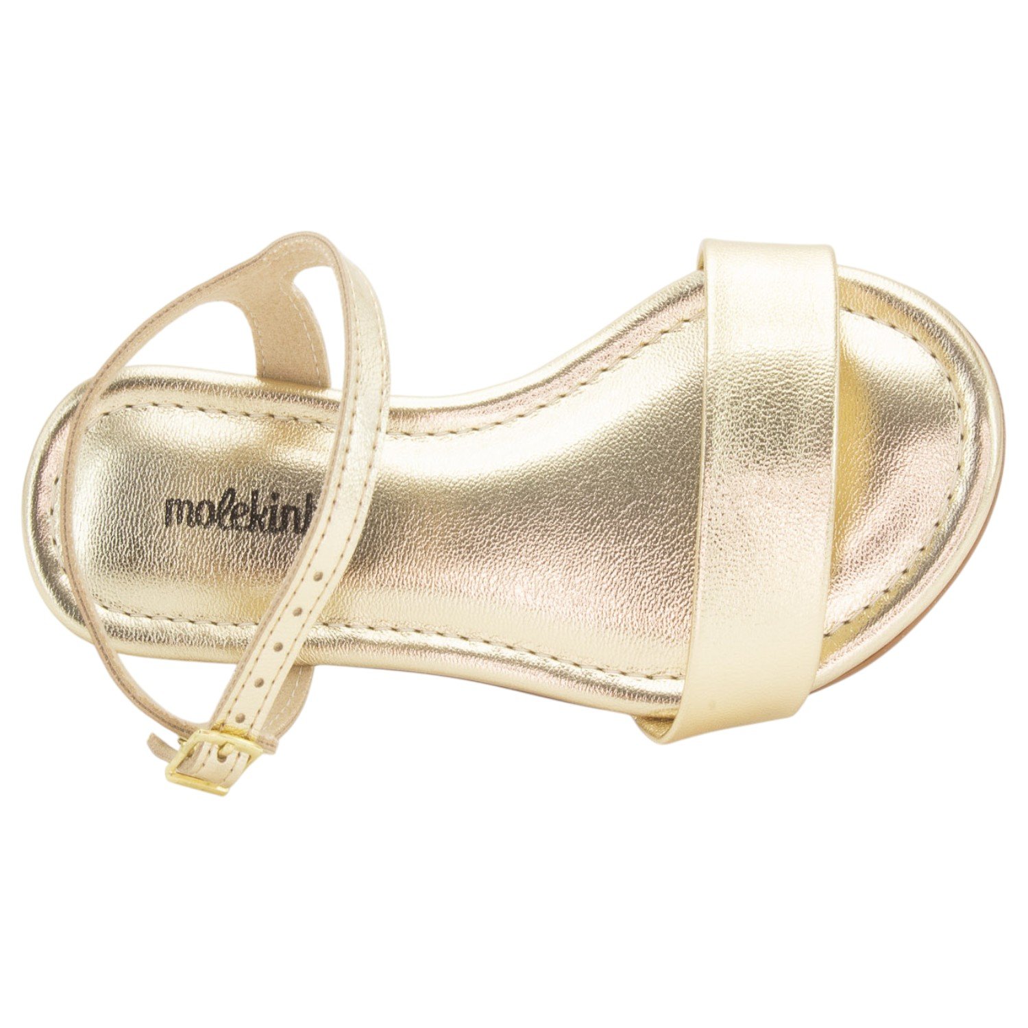 Sandália Infantil Menina Molekinha 2318.100 - Dourado Dourado 5