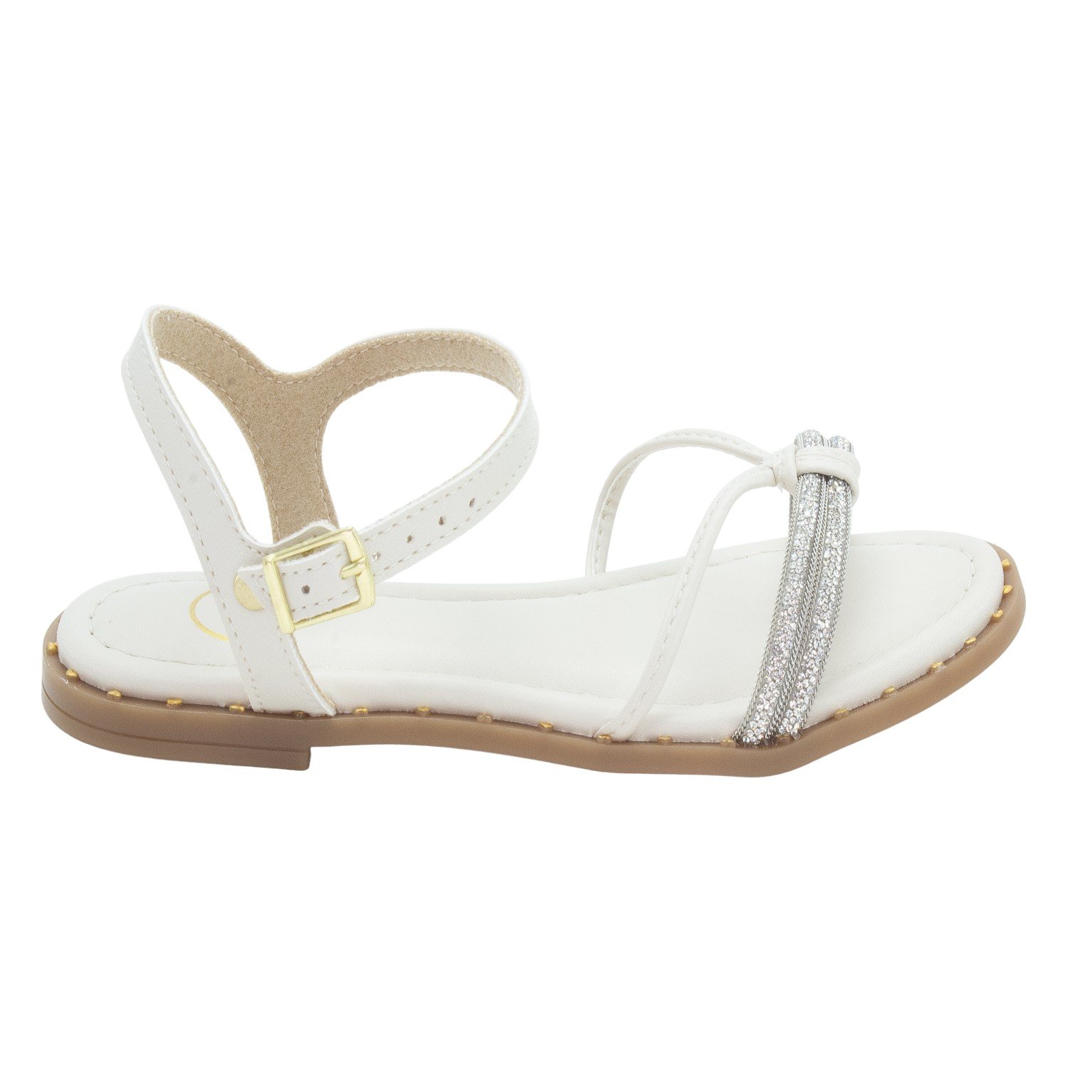 Sandália Infantil Menina Molekinha 2342.109 - Branco