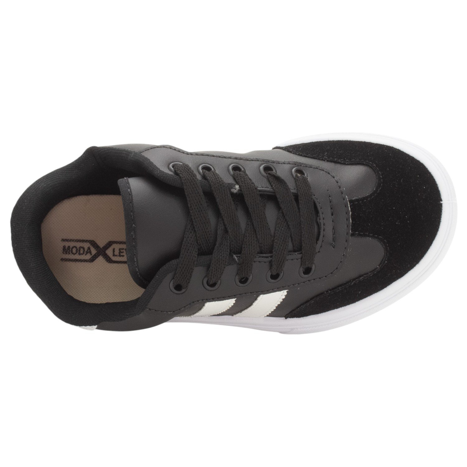 Tênis Feminino Moda Leve ML 01 - Preto Preto 5