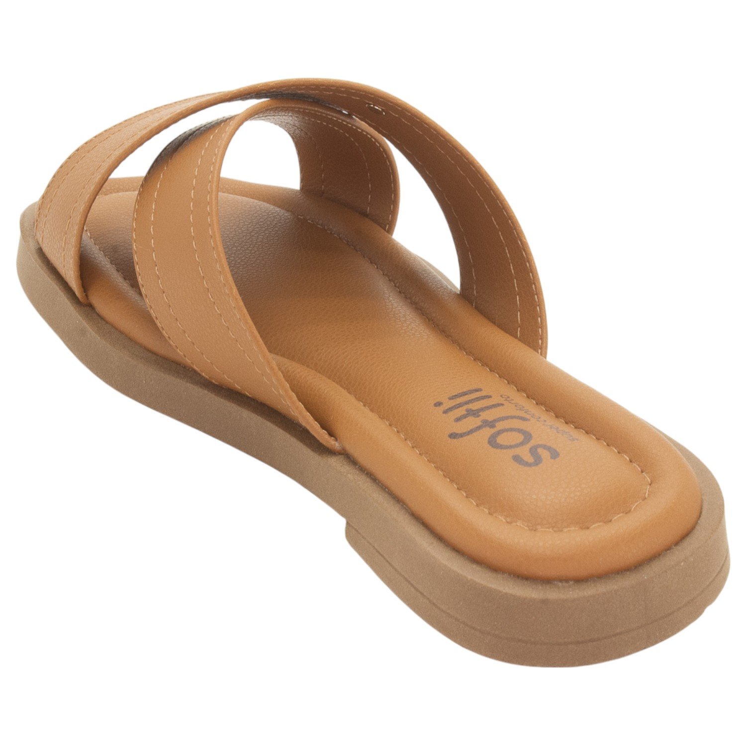 Rasteira Feminina Softli 10044.10247 - Marrom Marrom 3