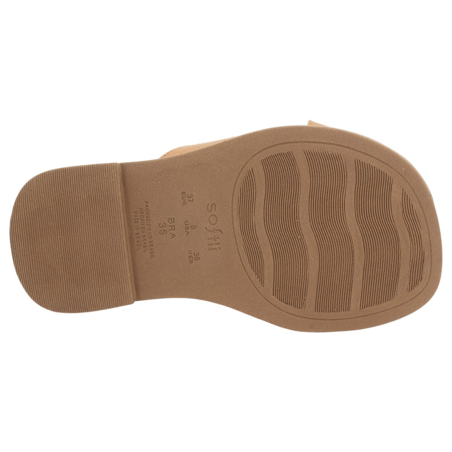 Rasteira Feminina Softli 10044.10247 - Marrom Marrom 4