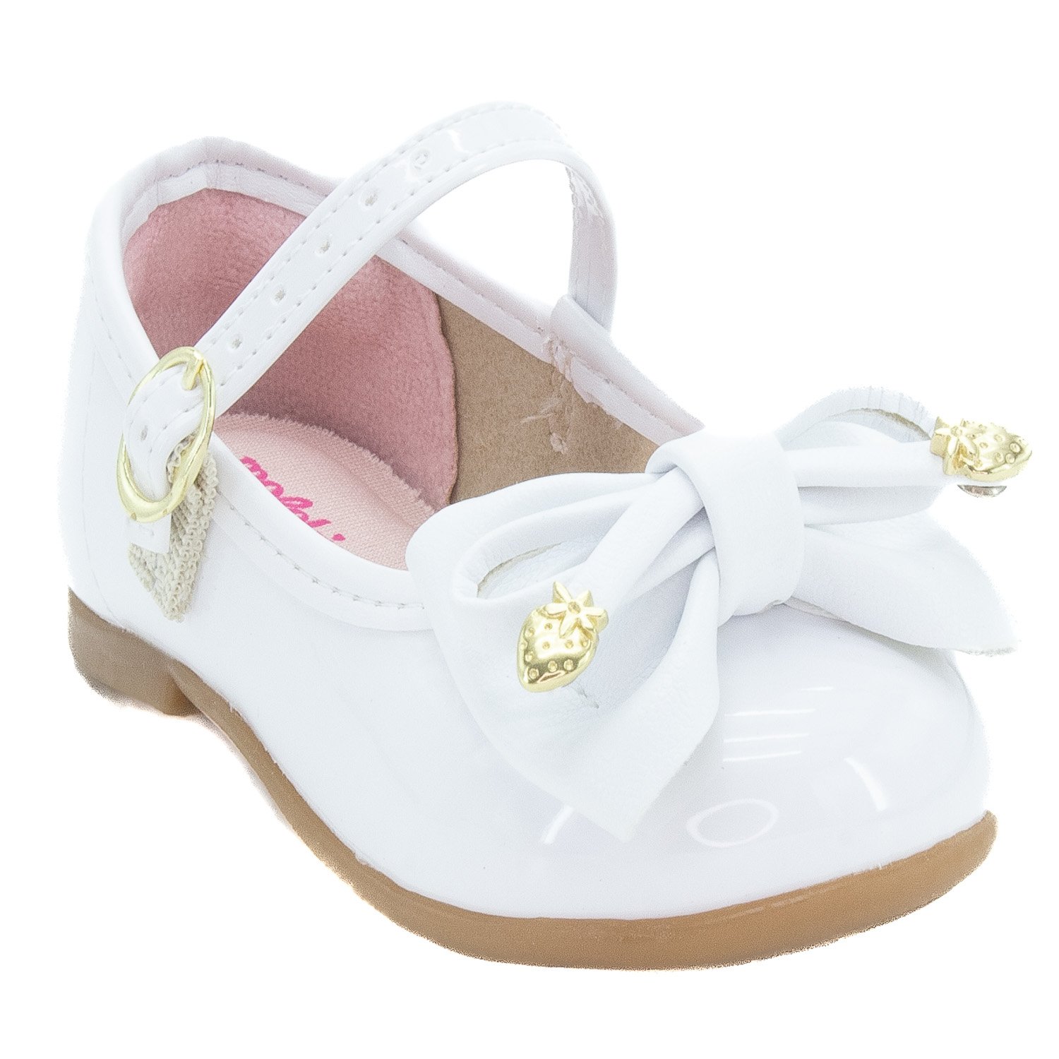 Sapatilha Infantil Menina Molekinha 2106.1073 - Branco Branco 2