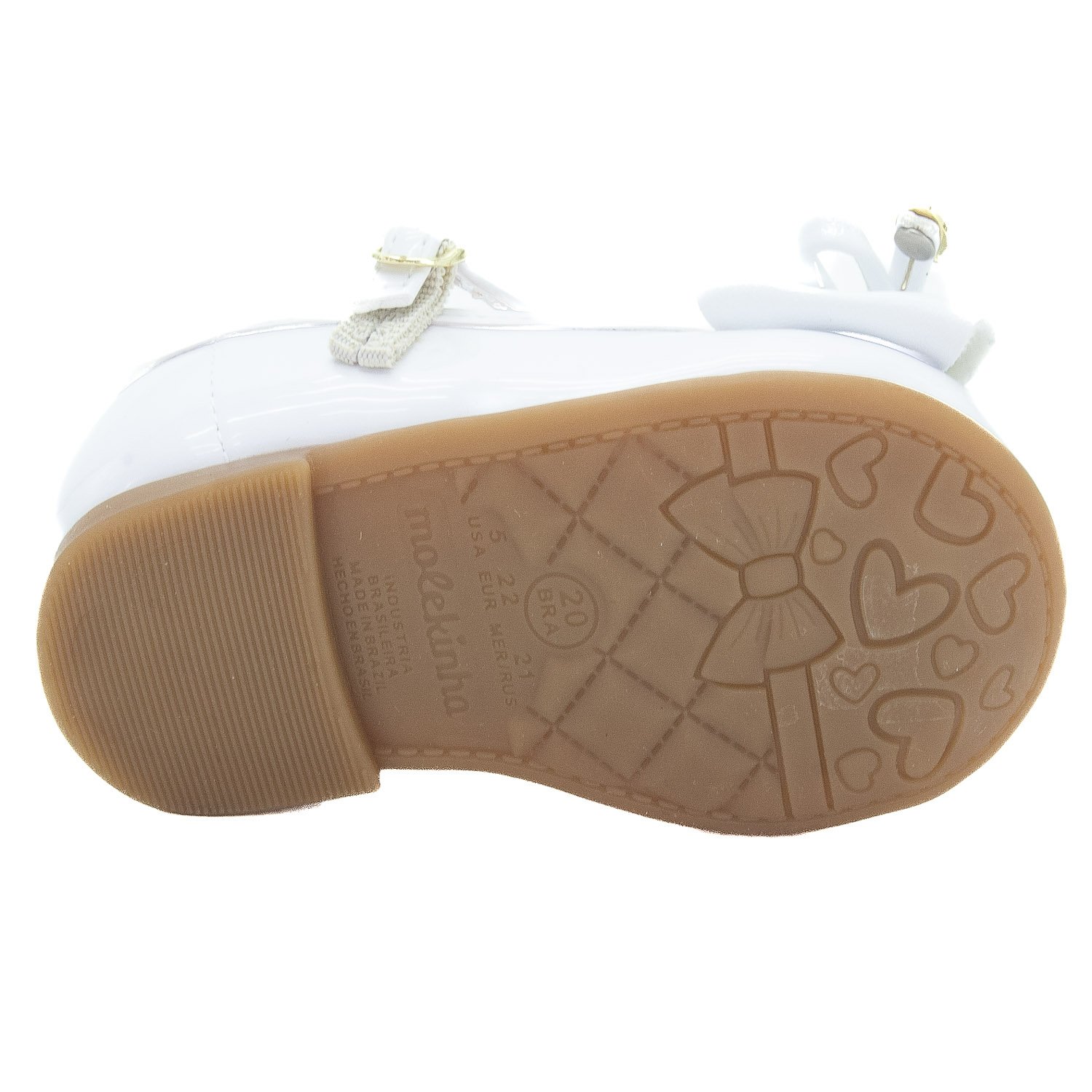 Sapatilha Infantil Menina Molekinha 2106.1073 - Branco Branco 4