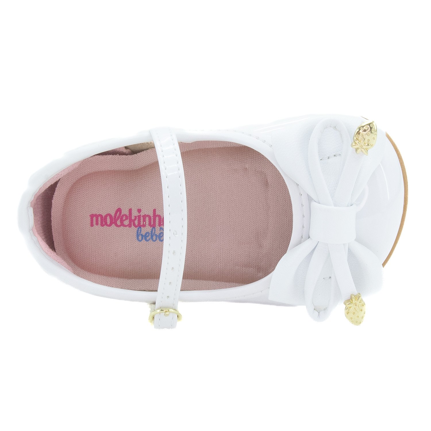 Sapatilha Infantil Menina Molekinha 2106.1073 - Branco Branco 5