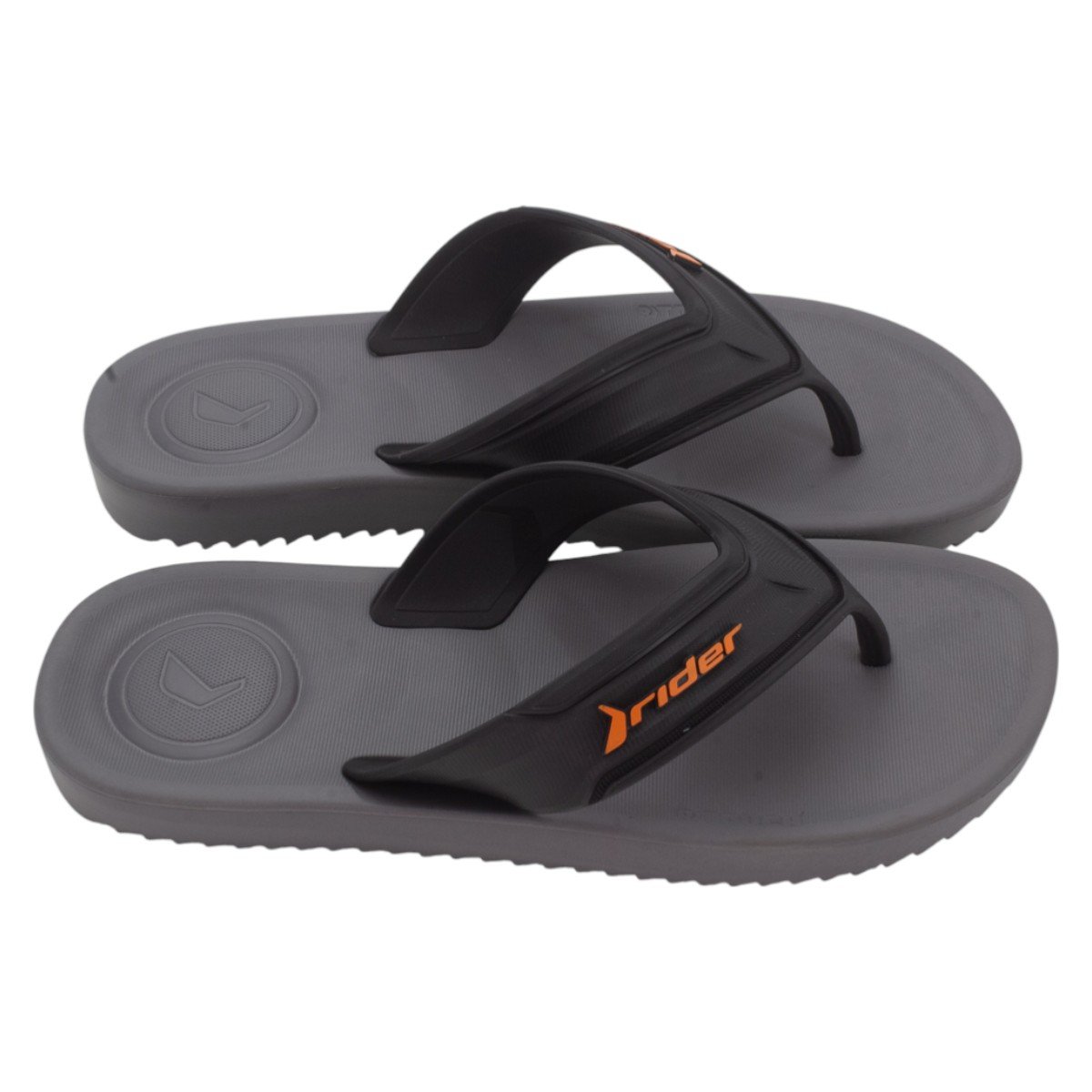 Chinelo Masculino Rider Trace - Cinza Preto 2