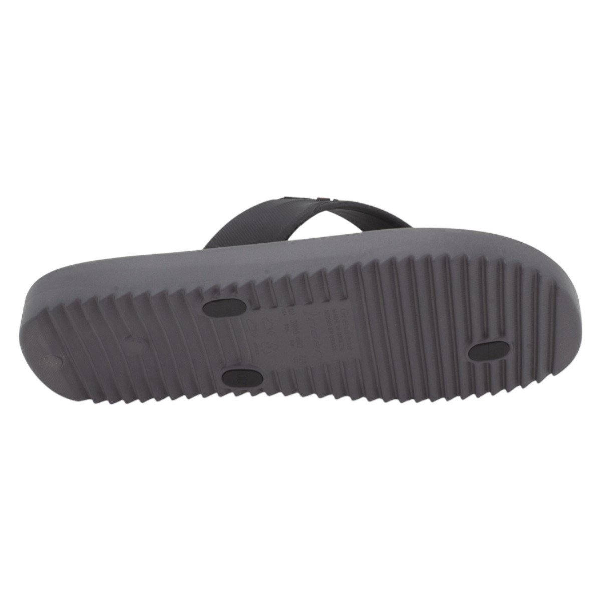 Chinelo Masculino Rider Trace - Cinza Preto 4