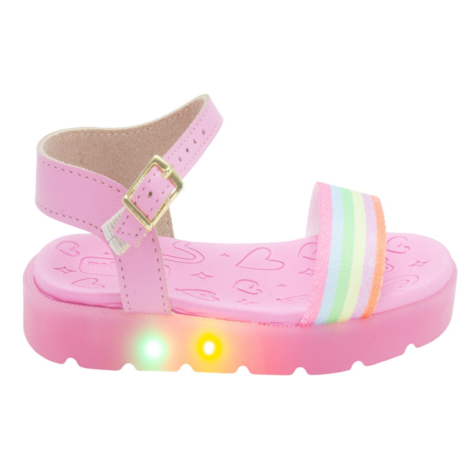 Sandália Infantil Menina Molekinha 2741.201 - Rosa