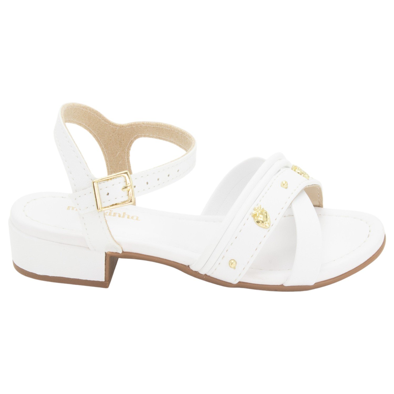 Sandália Infantil Menina Molekinha 2318.149 - Branco