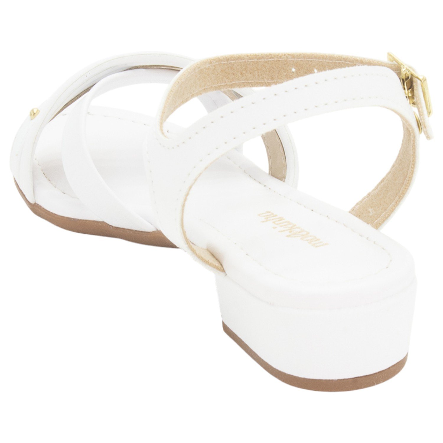 Sandália Infantil Menina Molekinha 2318.149 - Branco Branco 3