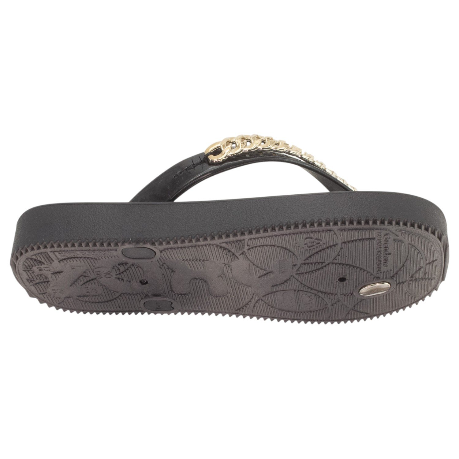 Chinelo Infantil Menina Zaxy Hype - Preto Preto 4