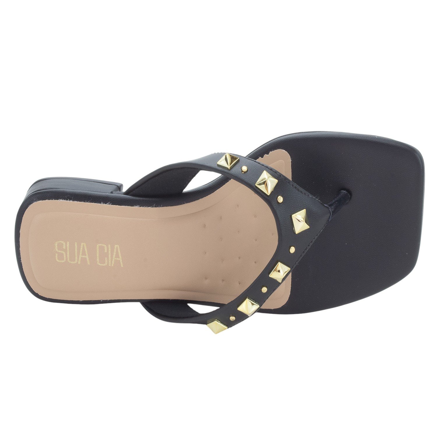 Tamanco Feminino Sua Cia 8372.16262 - Preto Preto 5