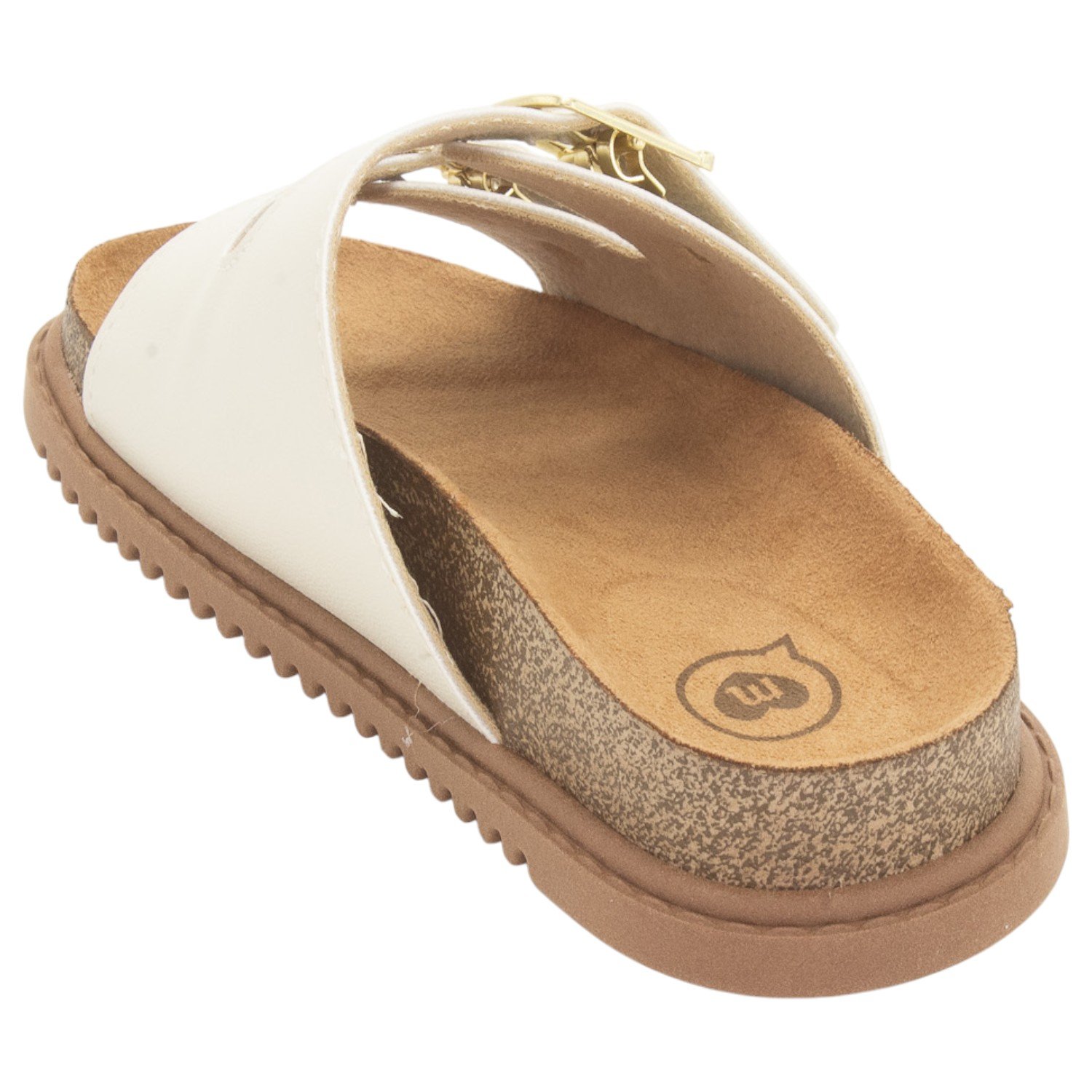 Chinelo Infantil Menina Molekinha 2357.103 - Off White Branco 3