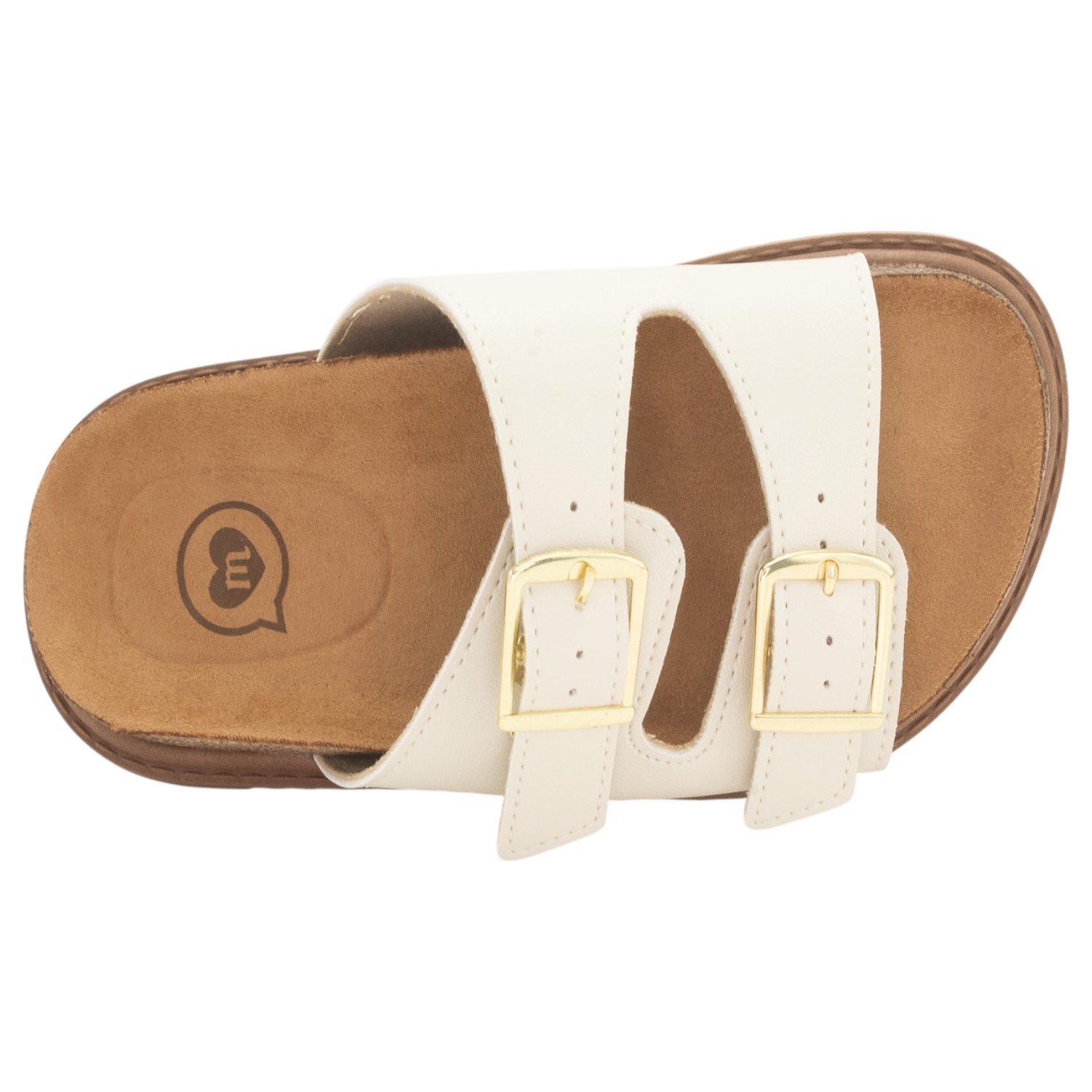 Chinelo Infantil Menina Molekinha 2357.103 - Off White Branco 5