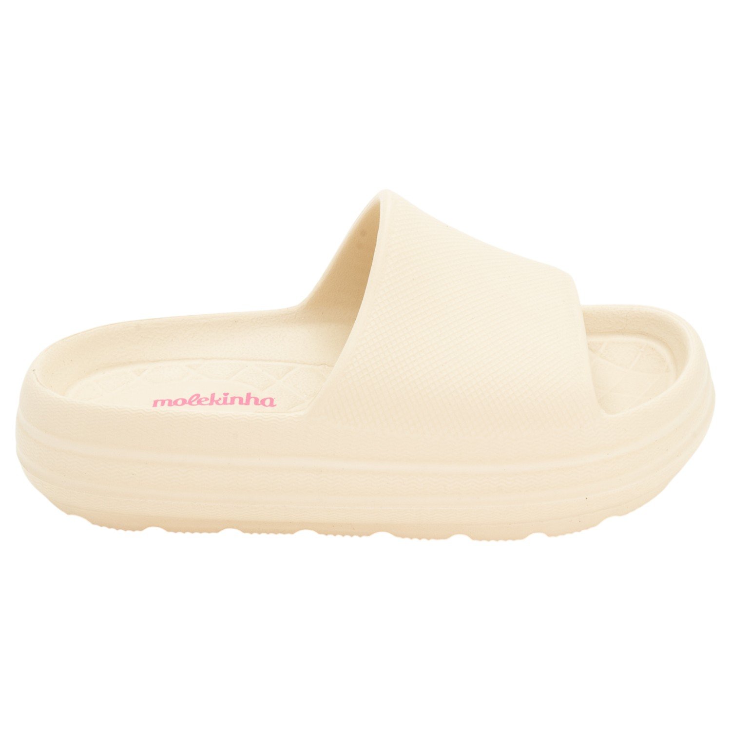 Chinelo Infantil Menina Molekinha 2338.100 - Creme