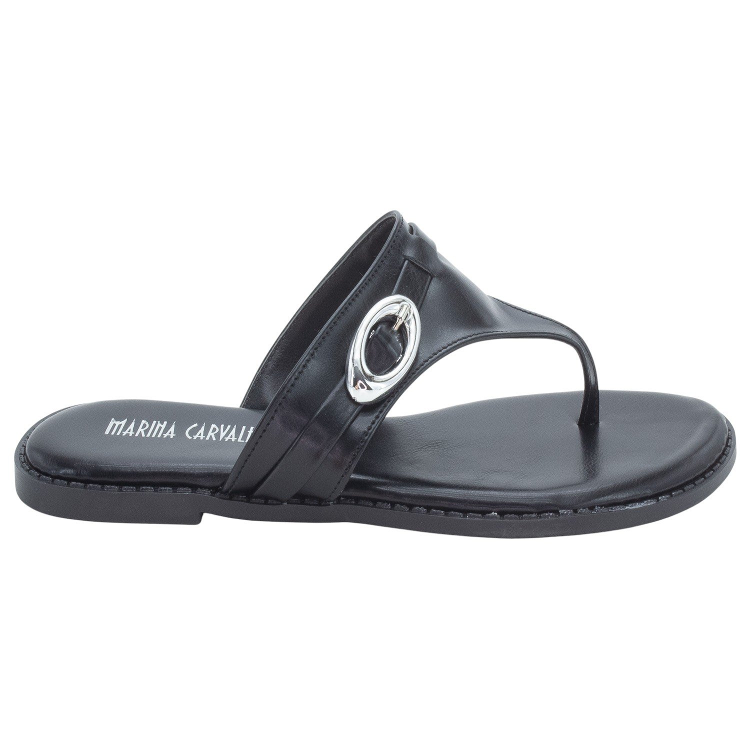 Rasteira Feminina Marina Carvalho 1733 - Preto