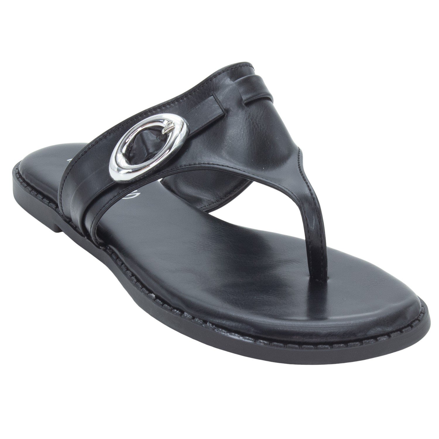 Rasteira Feminina Marina Carvalho 1733 - Preto Preto 2