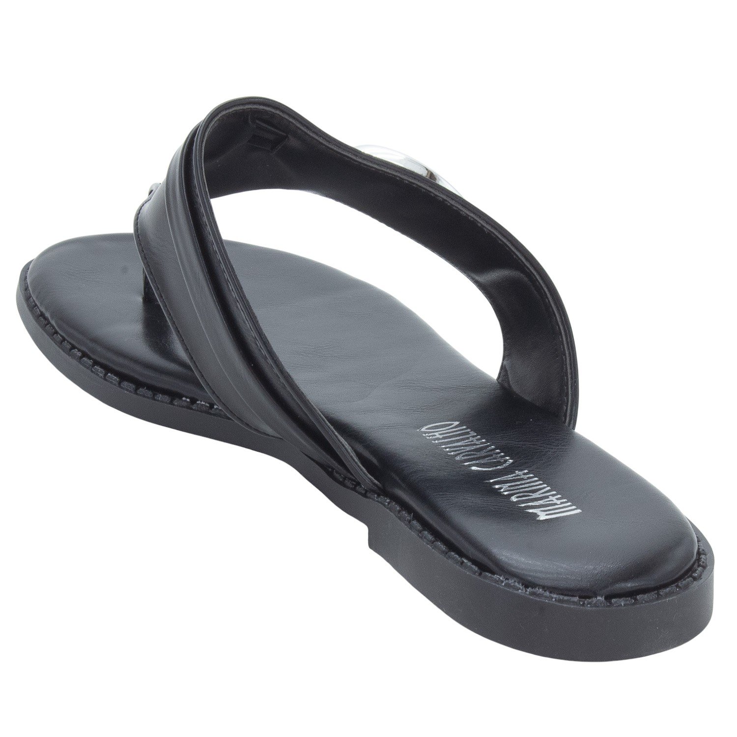 Rasteira Feminina Marina Carvalho 1733 - Preto Preto 3