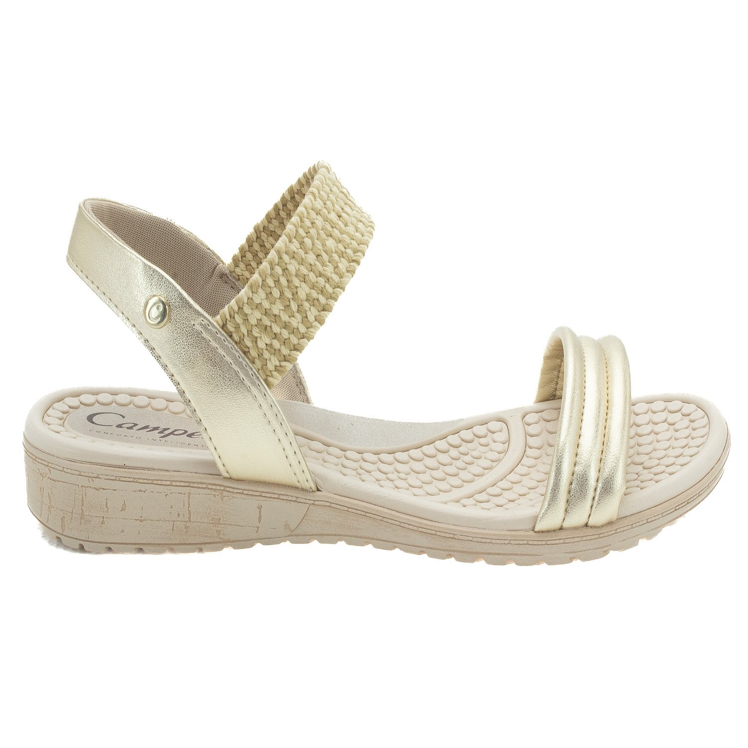 Sandália Feminina Campesí CE161 - Dourado