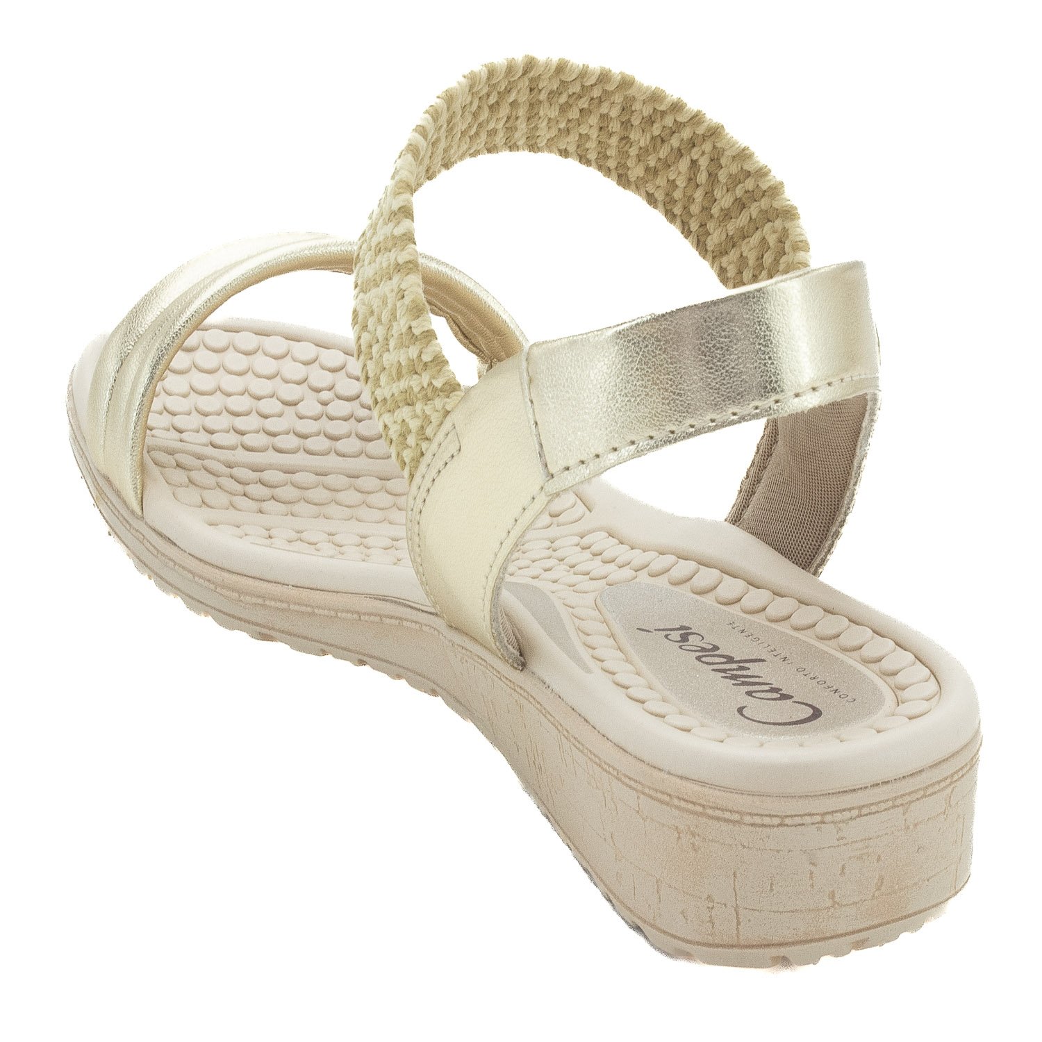 Sandália Feminina Campesí CE161 - Dourado Dourado 3