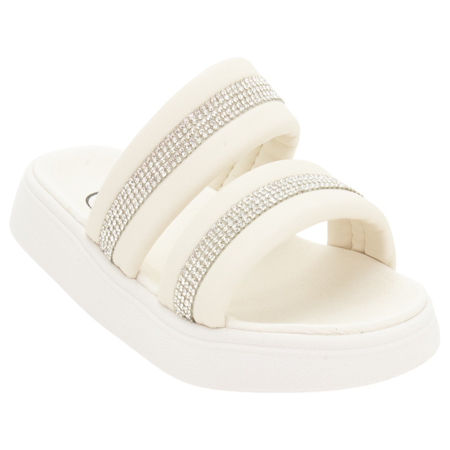 Chinelo Infantil Menina Molekinha 2358.117 - Branco Branco 2