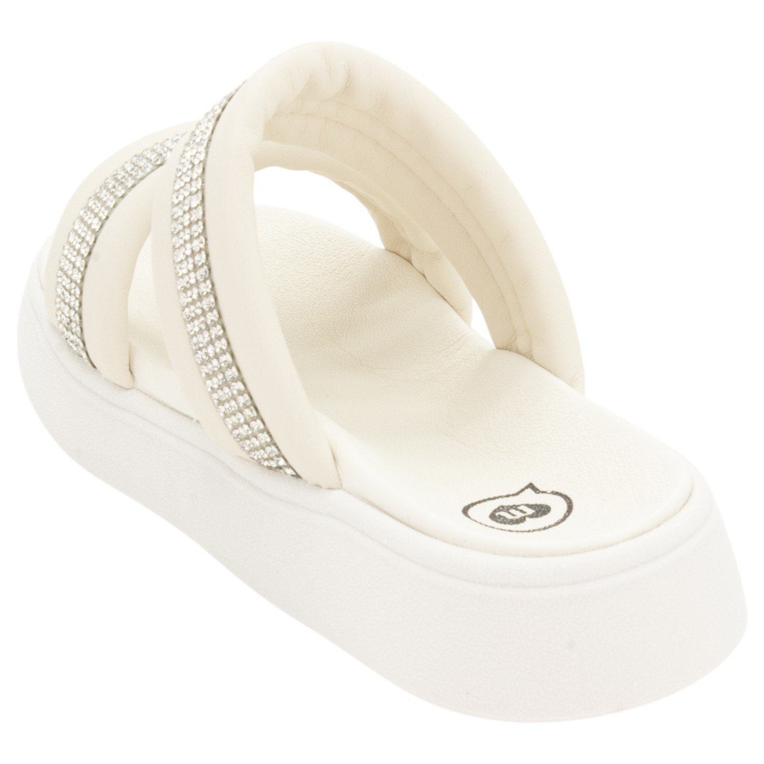 Chinelo Infantil Menina Molekinha 2358.117 - Branco Branco 3
