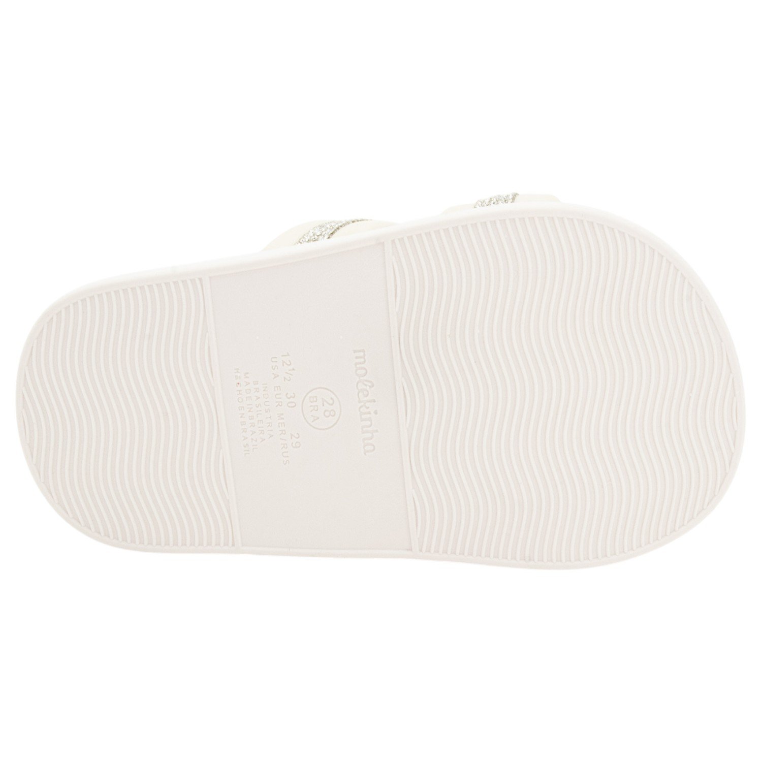 Chinelo Infantil Menina Molekinha 2358.117 - Branco Branco 4