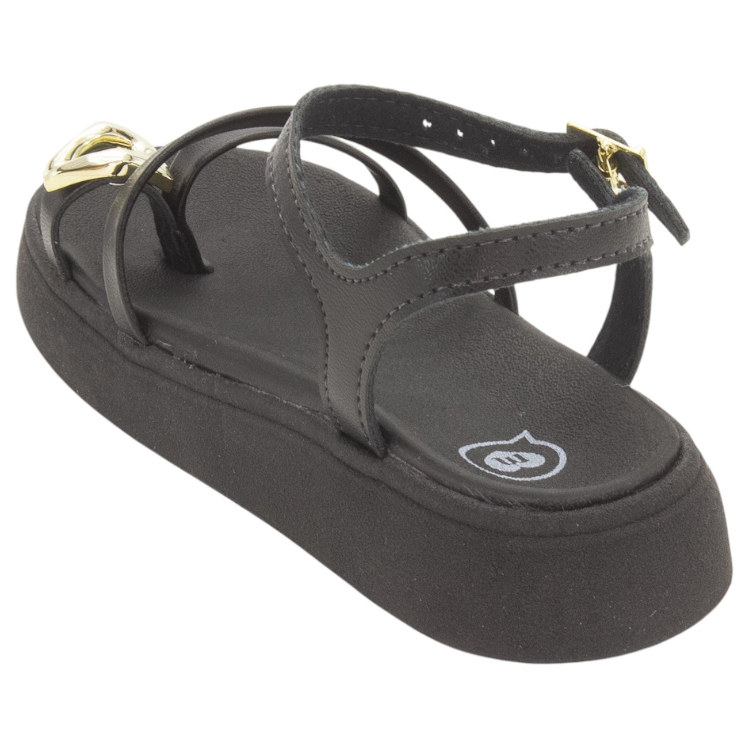 Sandália Infantil Menina Molekinha 2358.113 - Preto Preto 3