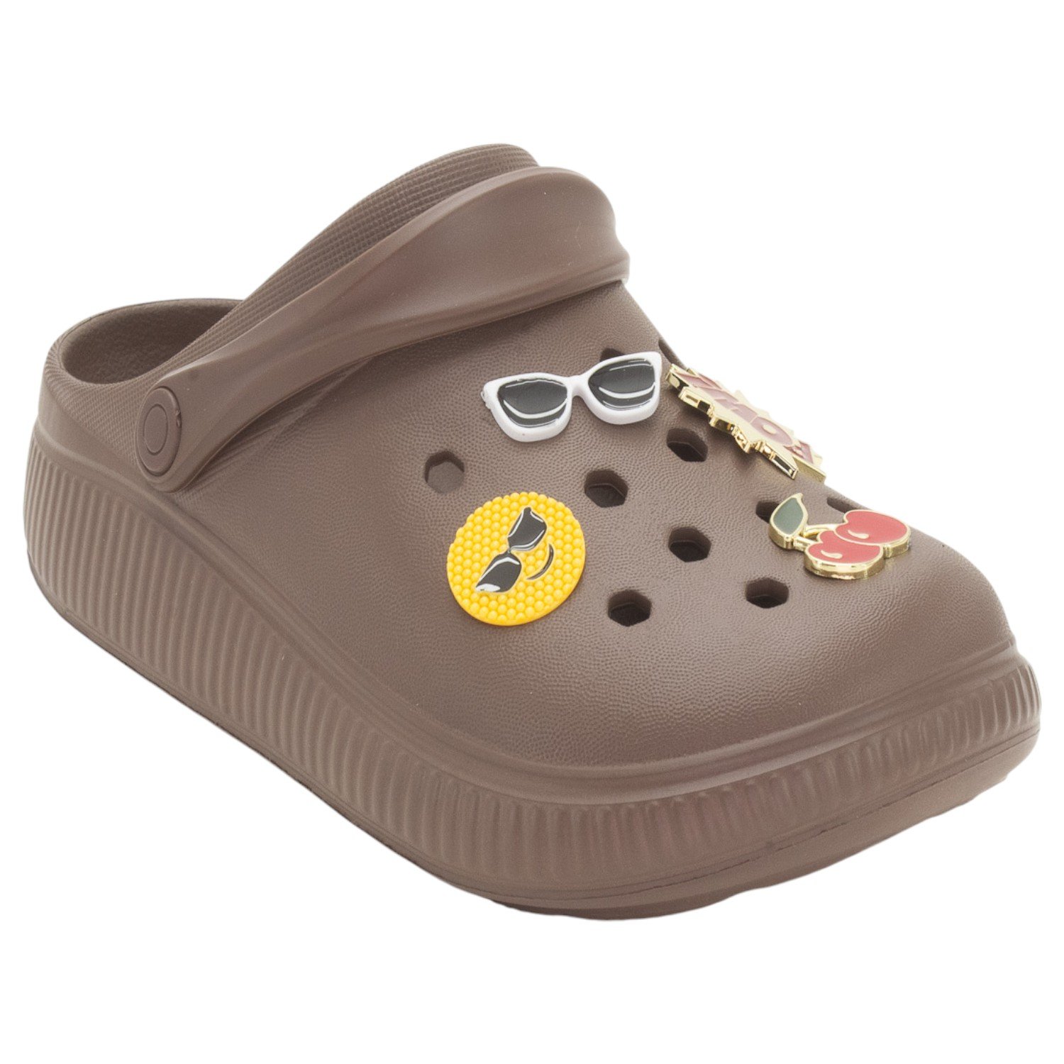 Babuche Feminino Moleca 5832.101 - Marrom Marrom 2