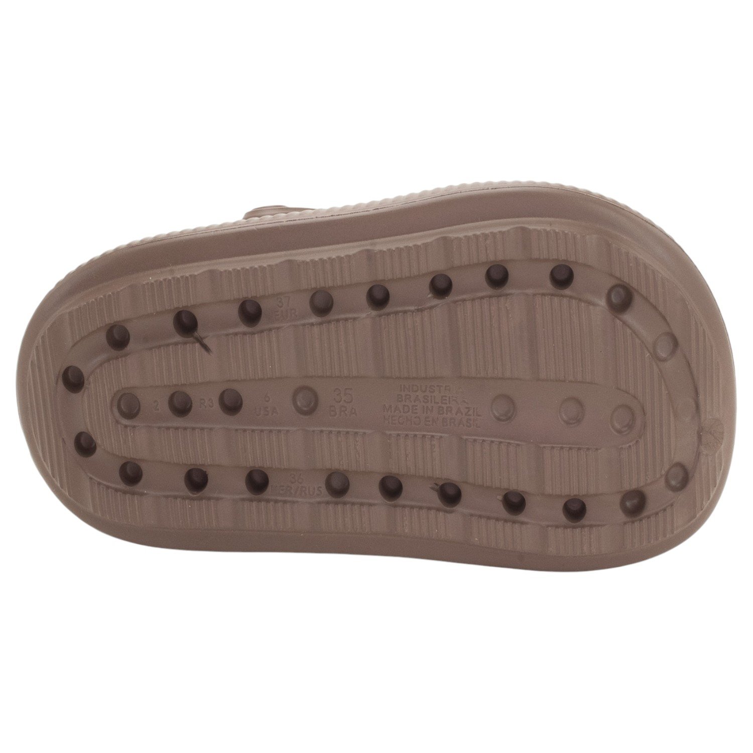 Babuche Feminino Moleca 5832.101 - Marrom Marrom 4