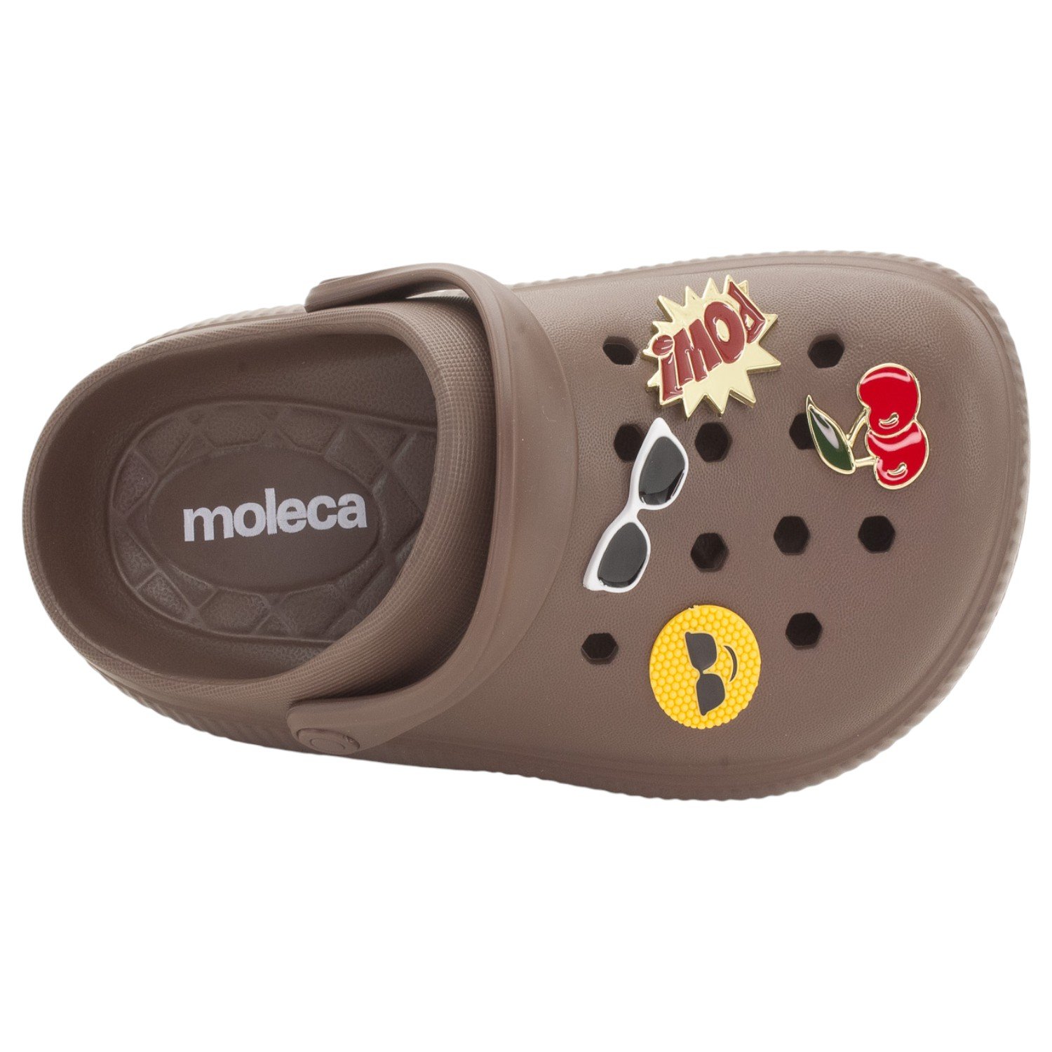 Babuche Feminino Moleca 5832.101 - Marrom Marrom 5