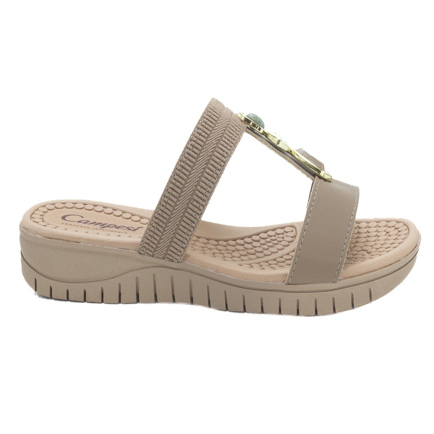 Tamanco Feminino Campesí CP353 - Nude