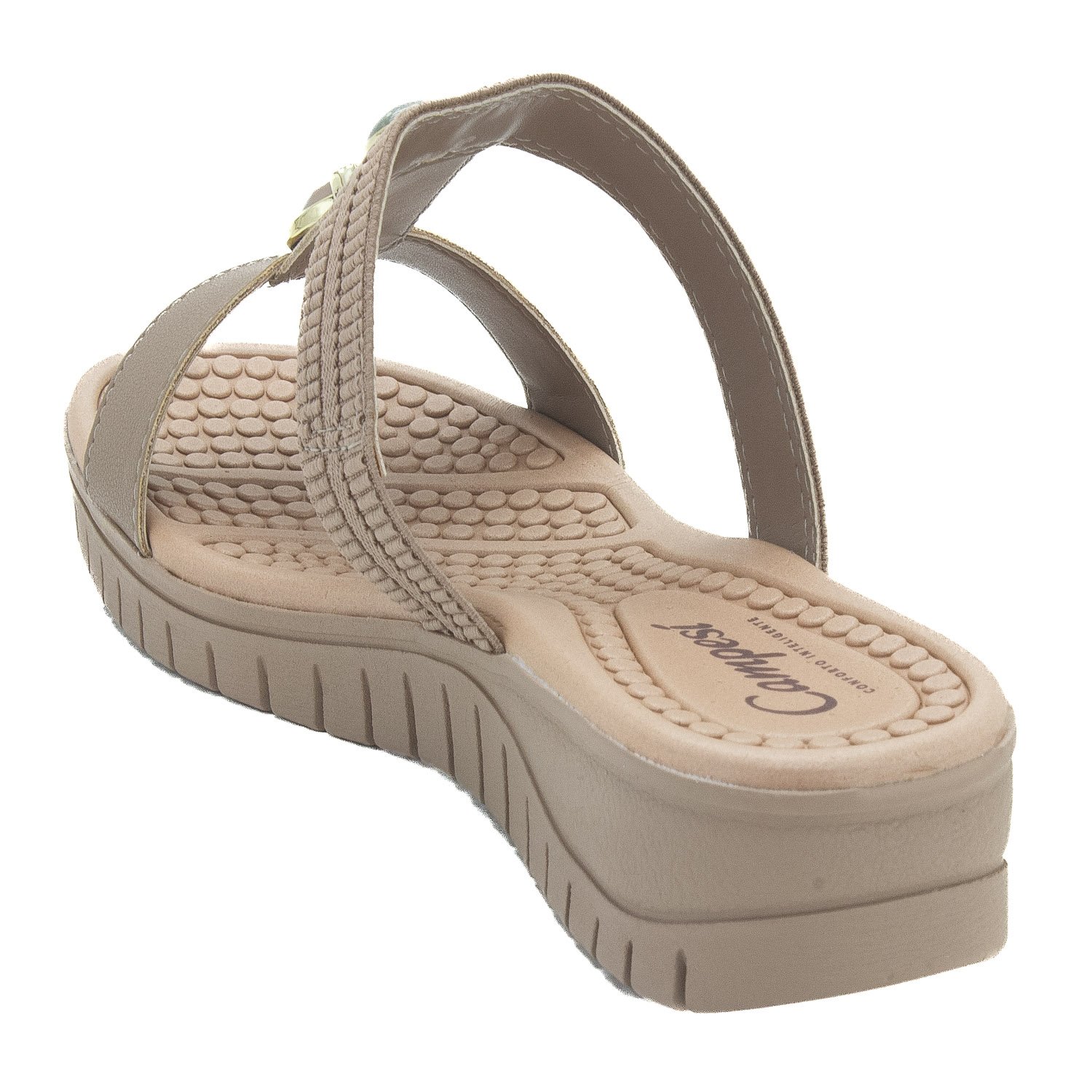 Tamanco Feminino Campesí CP353 - Nude Bege 3