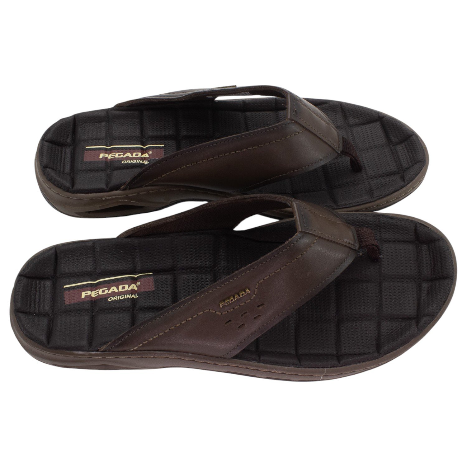 Chinelo Masculino Pegada 533235-02 - Marrom Marrom 2