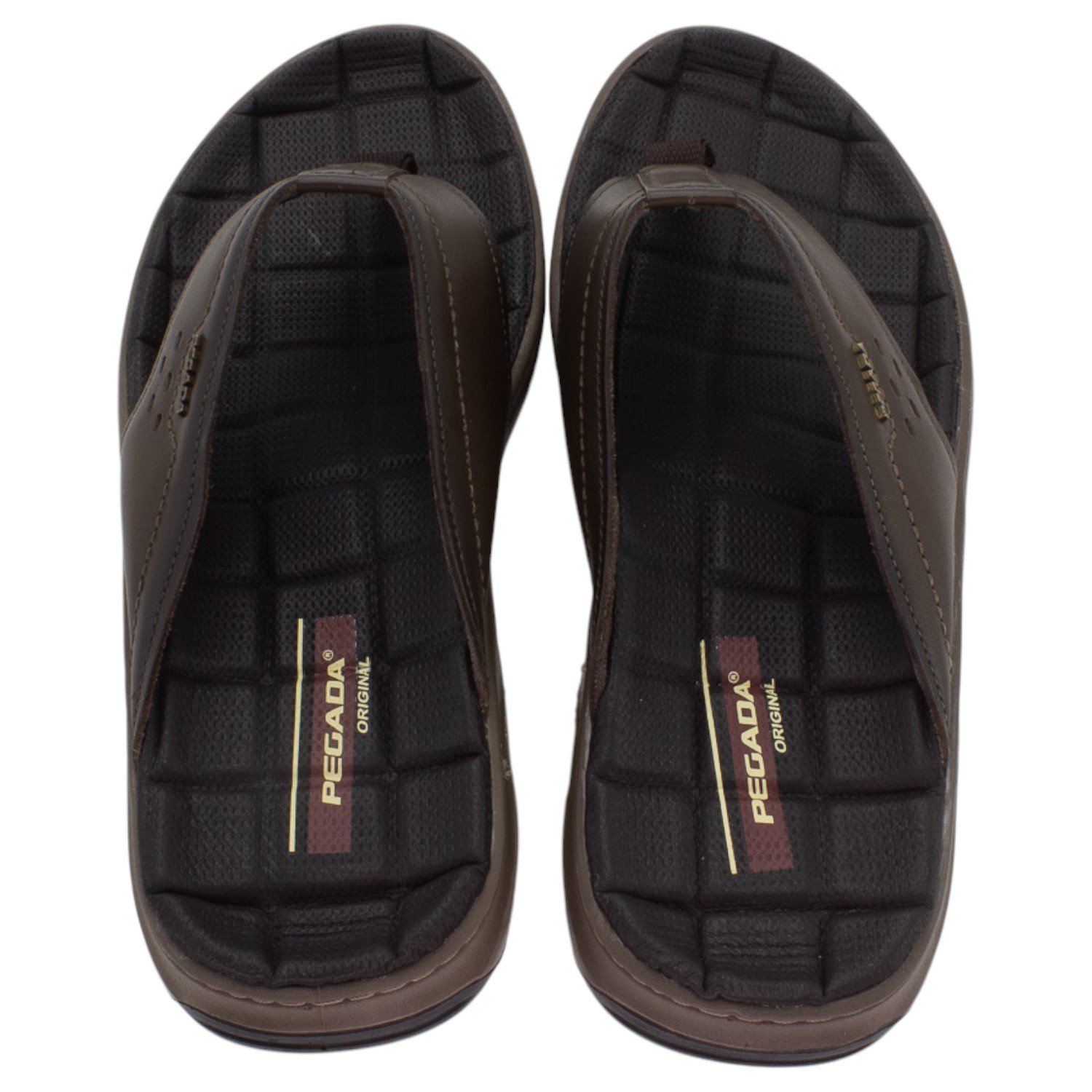 Chinelo Masculino Pegada 533235-02 - Marrom Marrom 3