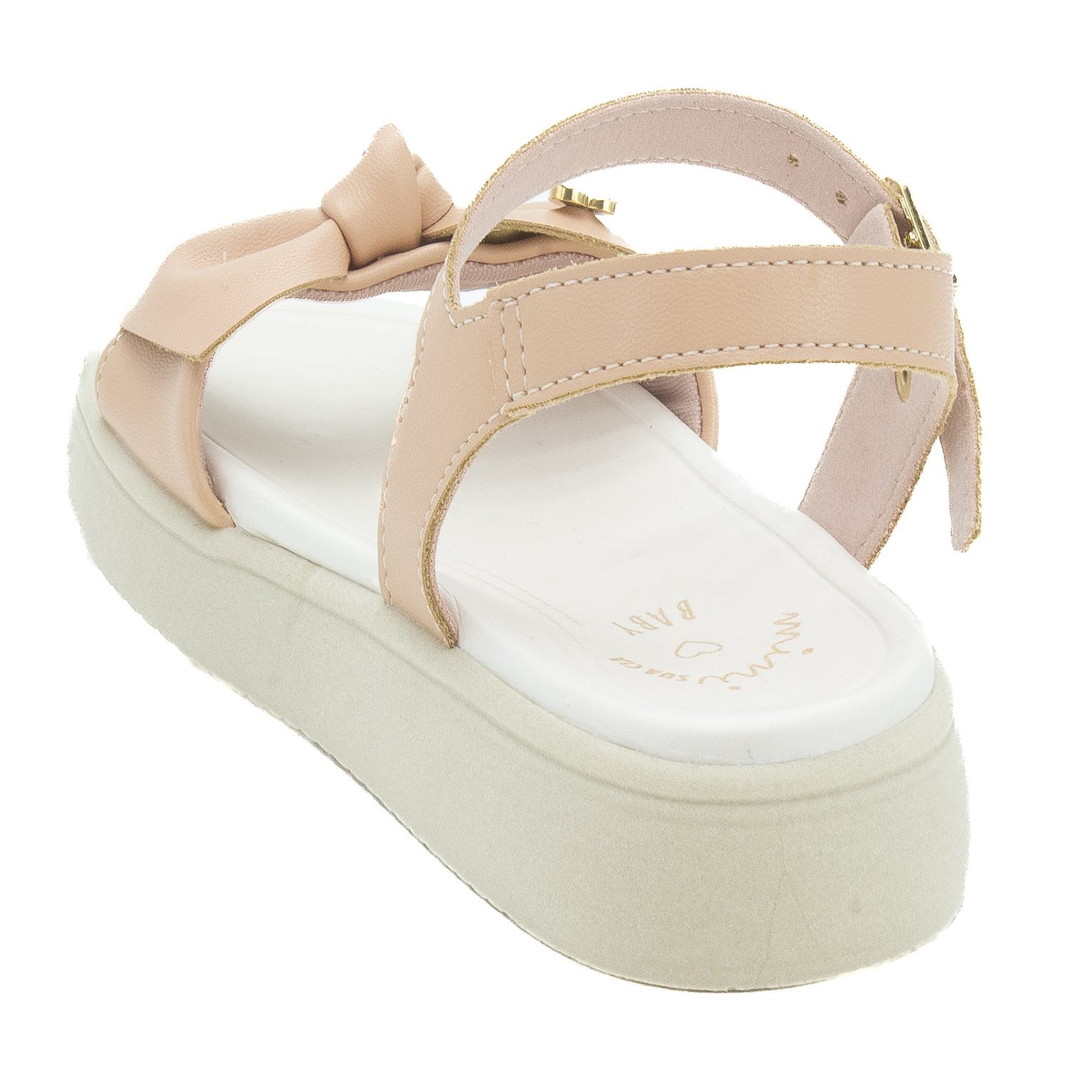 Sandália Infantil Menina Mini Sua Cia 7051.00719 - Nude Bege 3