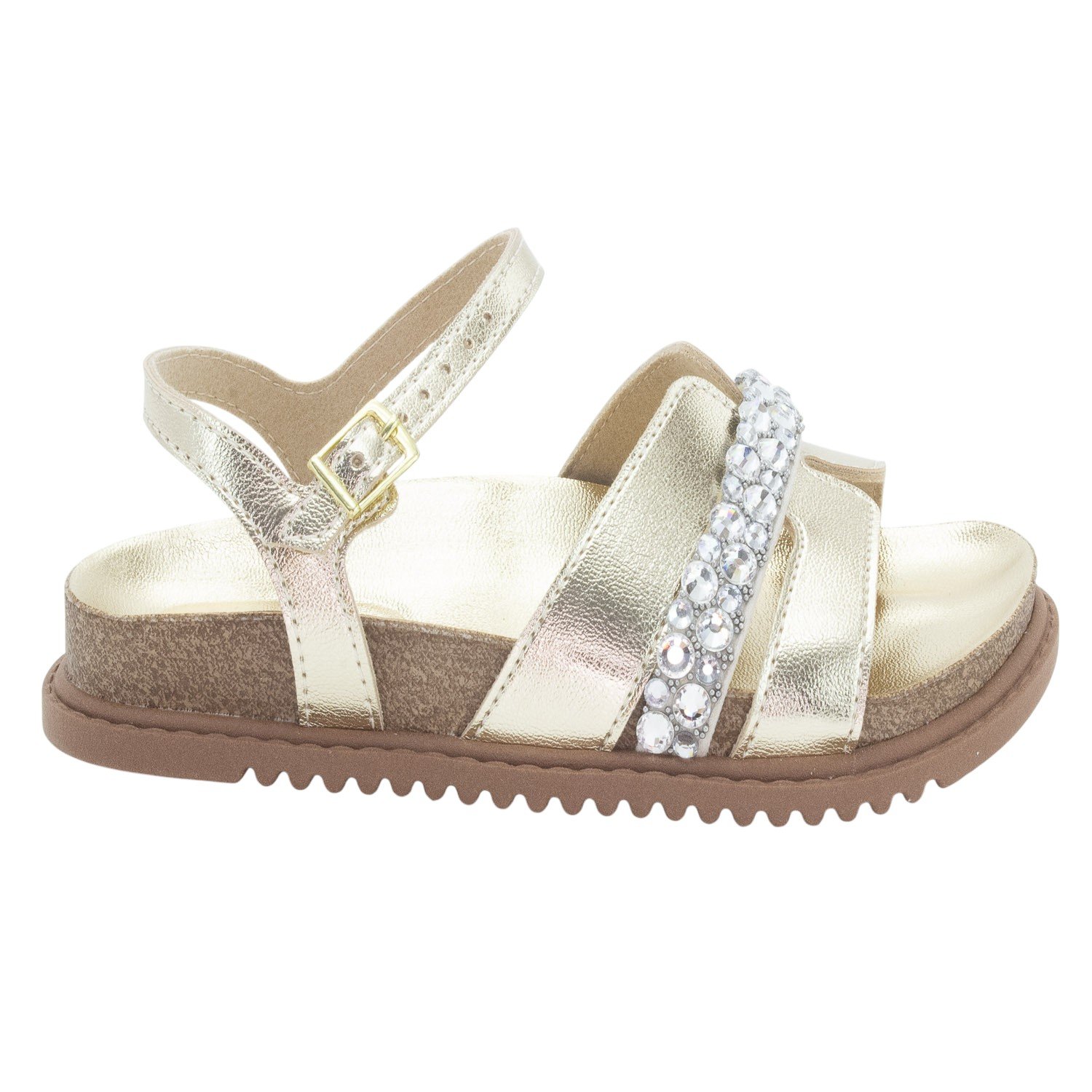 Sandália Infantil Menina Molekinha 2357.116 - Dourado