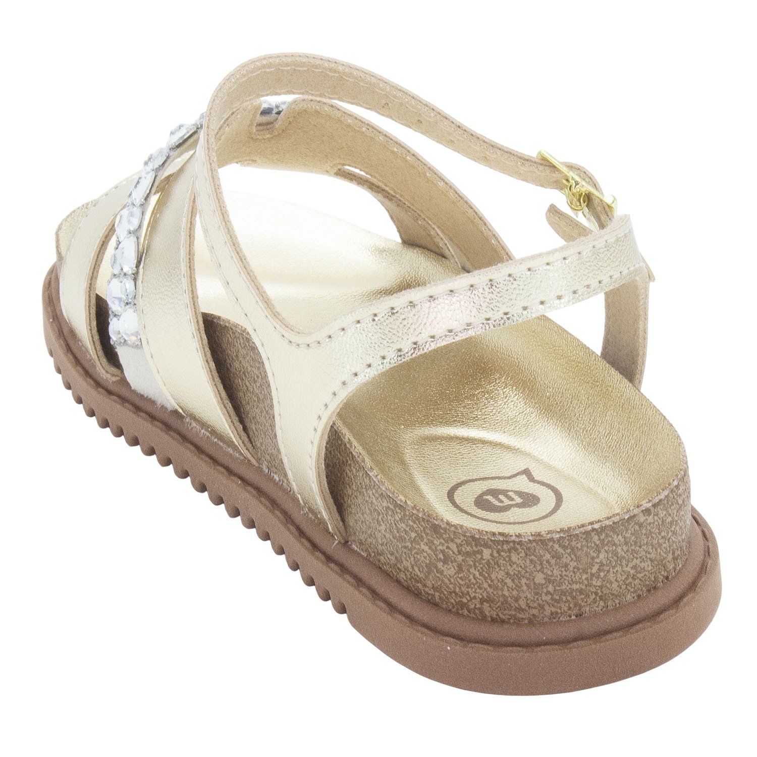 Sandália Infantil Menina Molekinha 2357.116 - Dourado Dourado 3