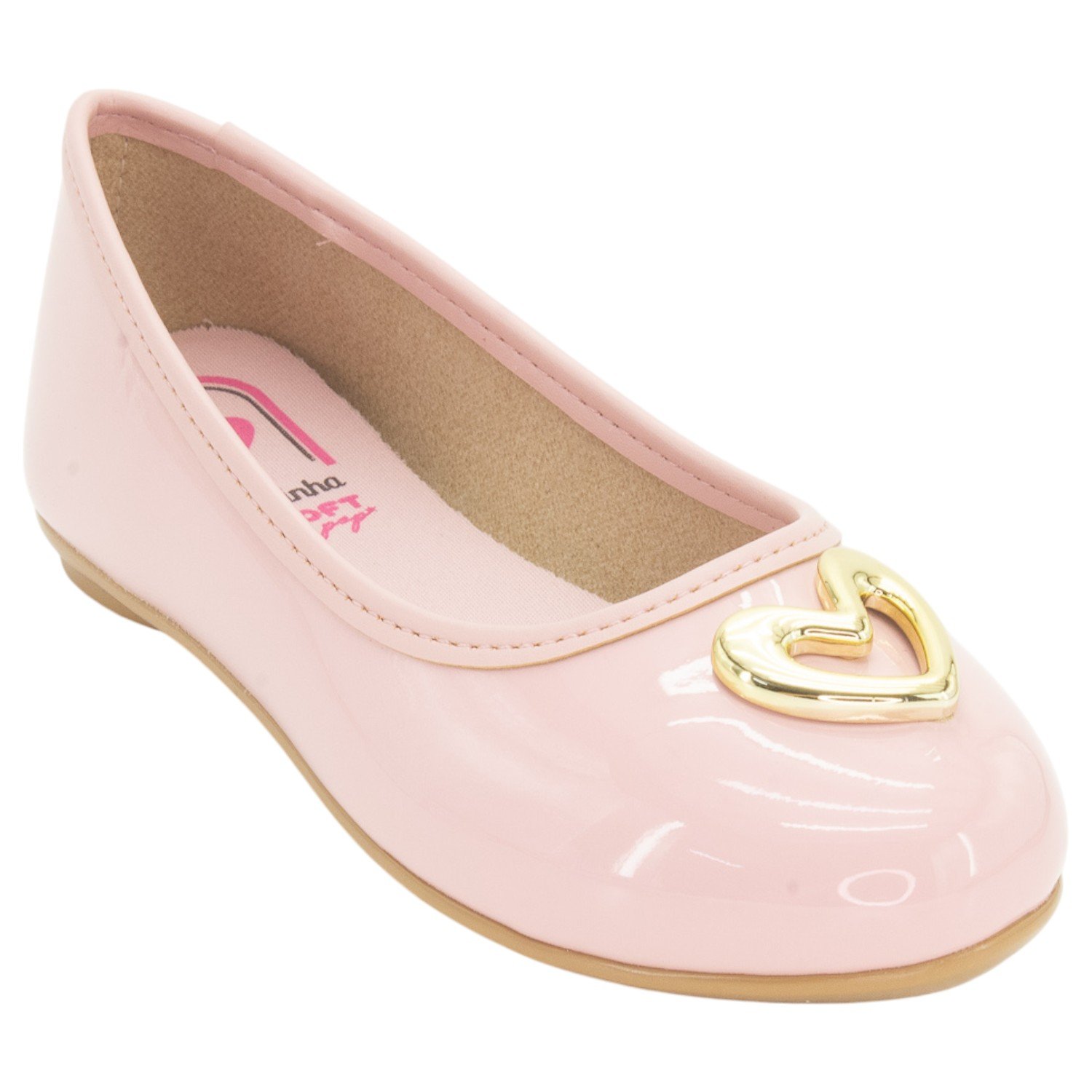 Sapatilha Infantil Menina Molekinha 2502.1017 - Rosa Rosa 2