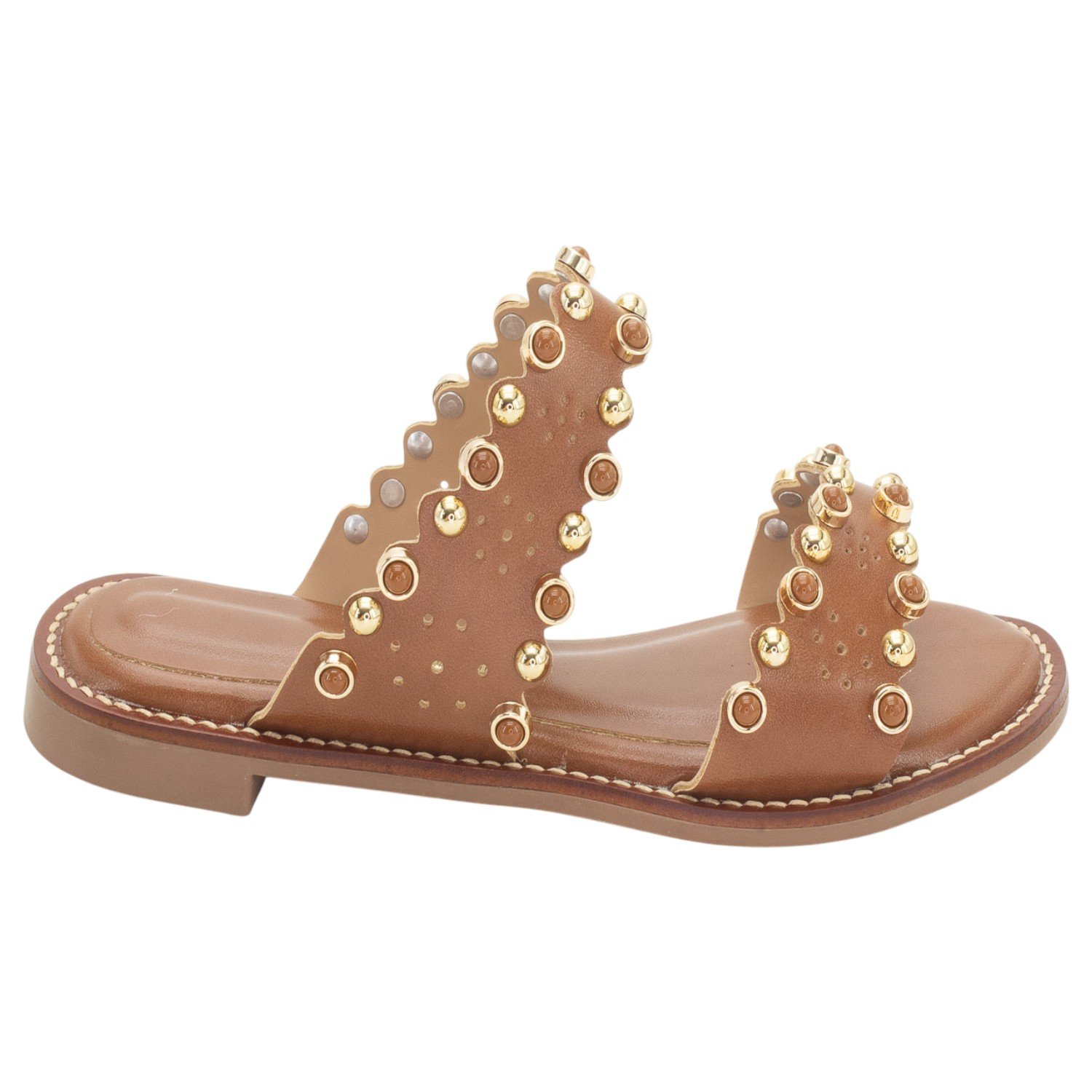 Rasteira Feminina Lady Lizzy 3056-2026 - Marrom