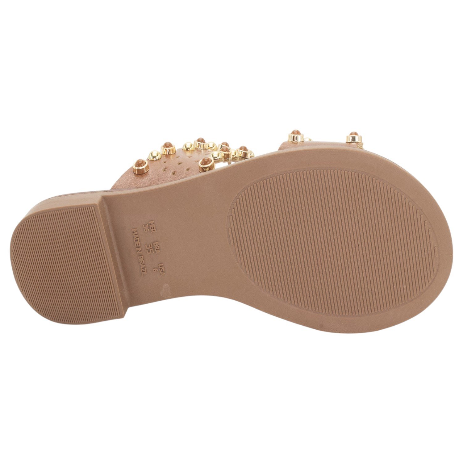 Rasteira Feminina Lady Lizzy 3056-2026 - Marrom Marrom 4