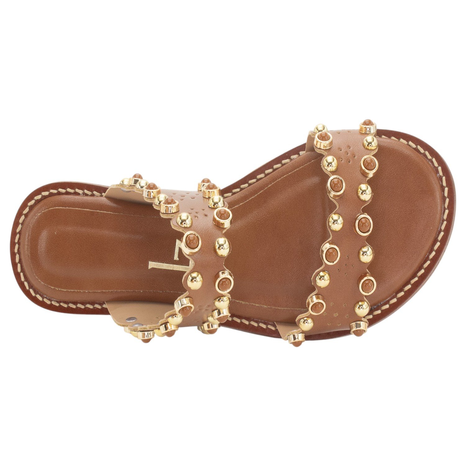 Rasteira Feminina Lady Lizzy 3056-2026 - Marrom Marrom 5