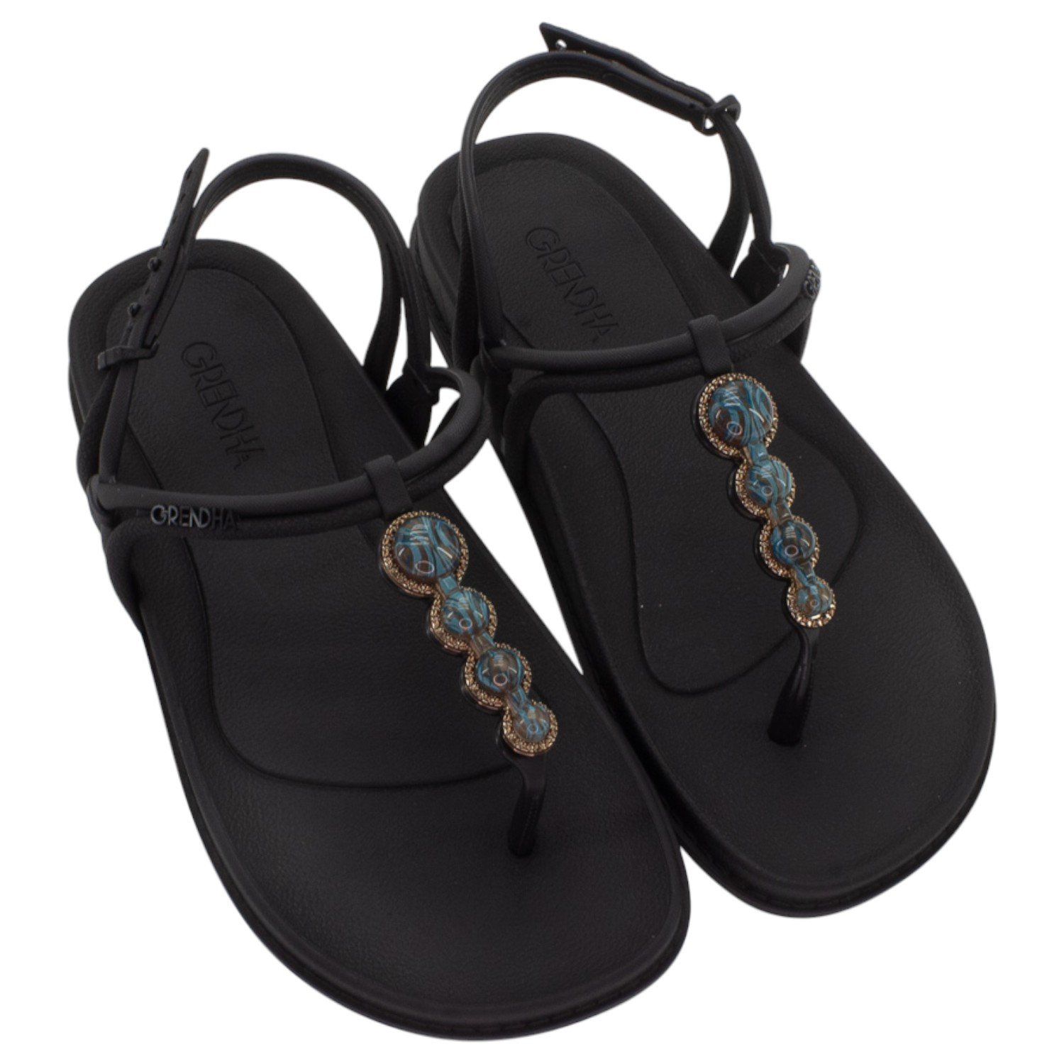 Sandália Feminina Grendha Magnífica - Preto